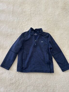 Vineyard Vines Kids Navy Half-Zip Pullover Hoodie
